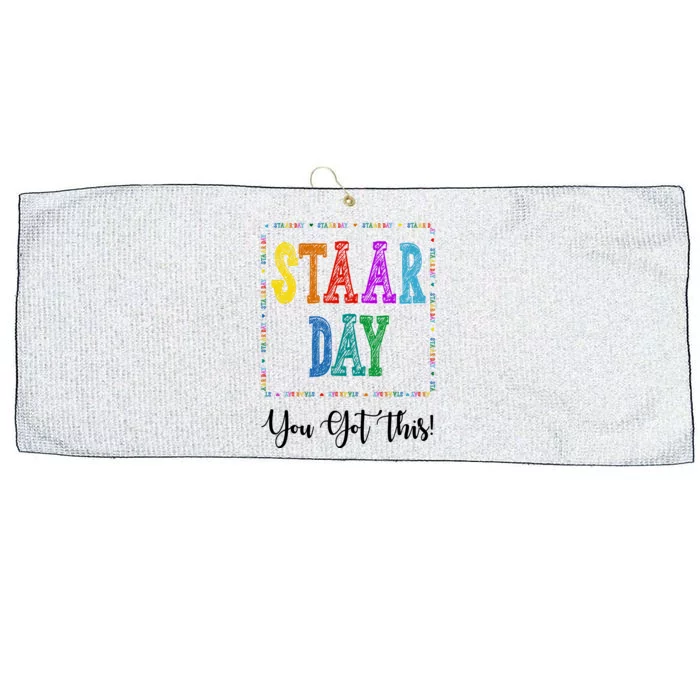 Staar Day You Got This Testing Teacher Motivational Large Microfiber Waffle Golf Towel