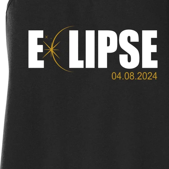 Solar Eclipse 04.08.24 Women's Racerback Tank