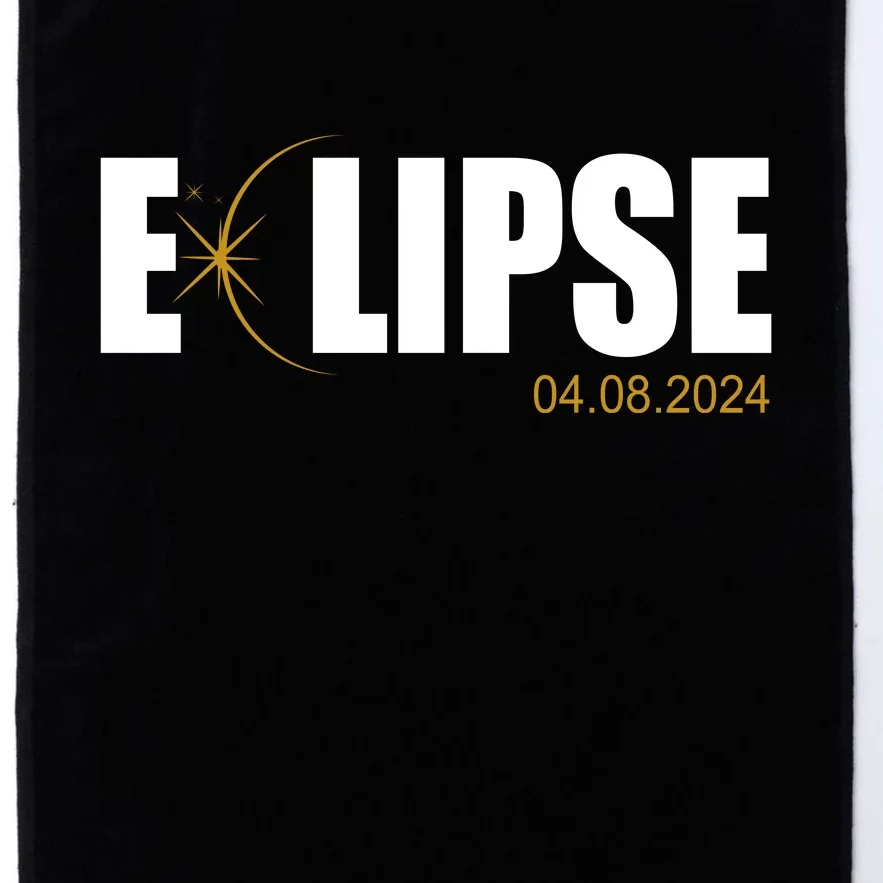 Solar Eclipse 04.08.24 Platinum Collection Golf Towel