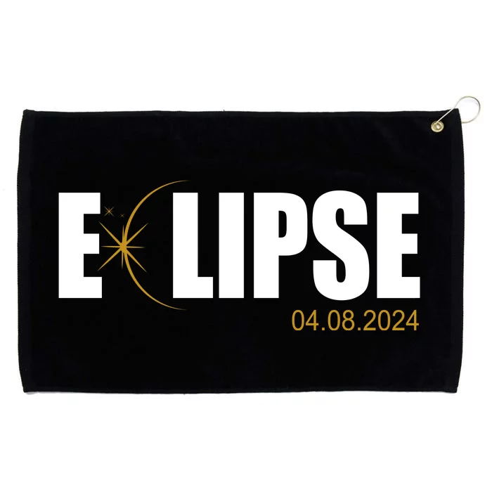 Solar Eclipse 04.08.24 Grommeted Golf Towel