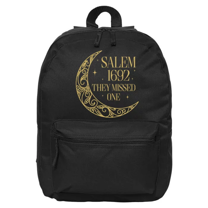 Salem Est 1692 They Missed One 16 in Basic Backpack