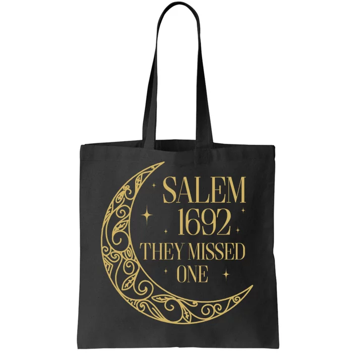 Salem Est 1692 They Missed One Tote Bag