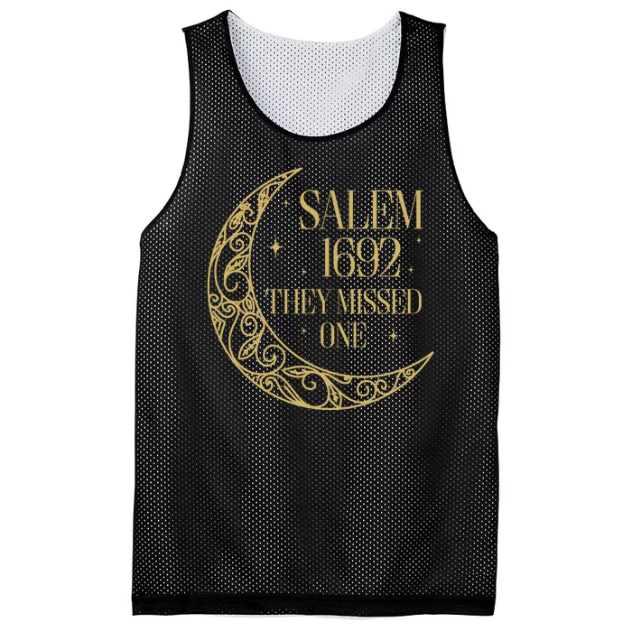 Salem Est 1692 They Missed One Mesh Reversible Basketball Jersey Tank