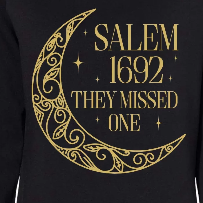 Salem Est 1692 They Missed One Womens California Wash Sweatshirt