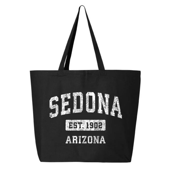 Sedona Est 1902 Arizona Az Vintage Sports Established Design 25L Jumbo Tote