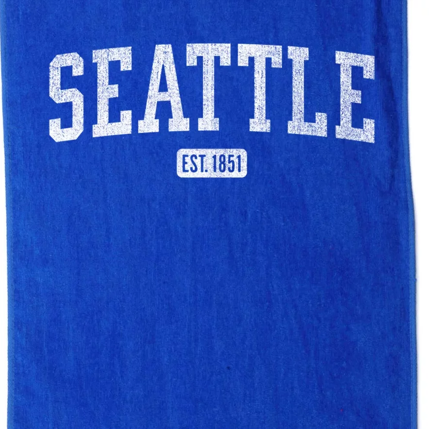 Seattle Est 1851 And S Wa Gift Platinum Collection Golf Towel