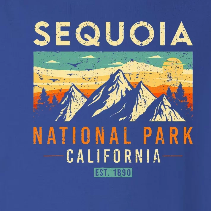 Sequoia Est. 1890 Retro California National Park Toddler Long Sleeve Shirt