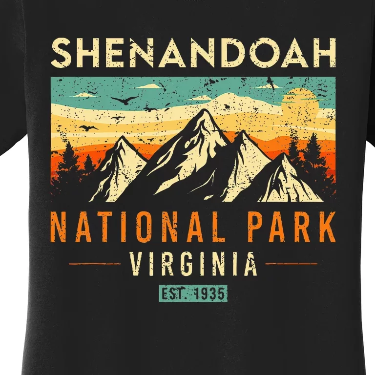 Shenandoah Est. 1935 Retro Virginia National Park Women's T-Shirt