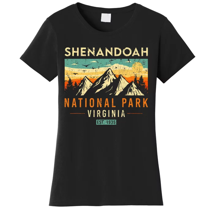 Shenandoah Est. 1935 Retro Virginia National Park Women's T-Shirt