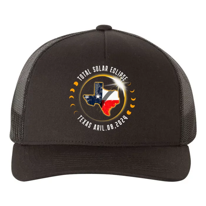 Solar Eclipse 2024 Total Solar Eclipse State Texas Yupoong Adult 5-Panel Trucker Hat