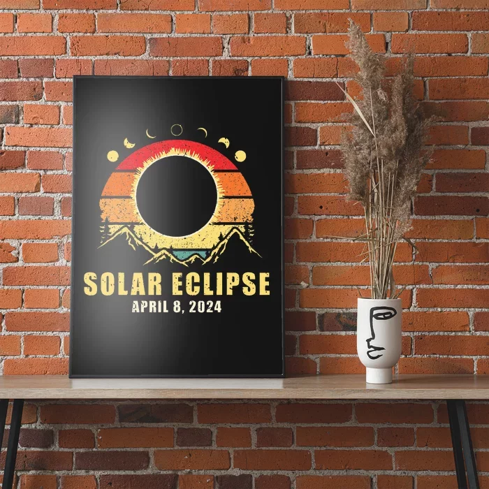 Solar Eclipse 2024 Total Solar Eclipse April 8 2024 Poster