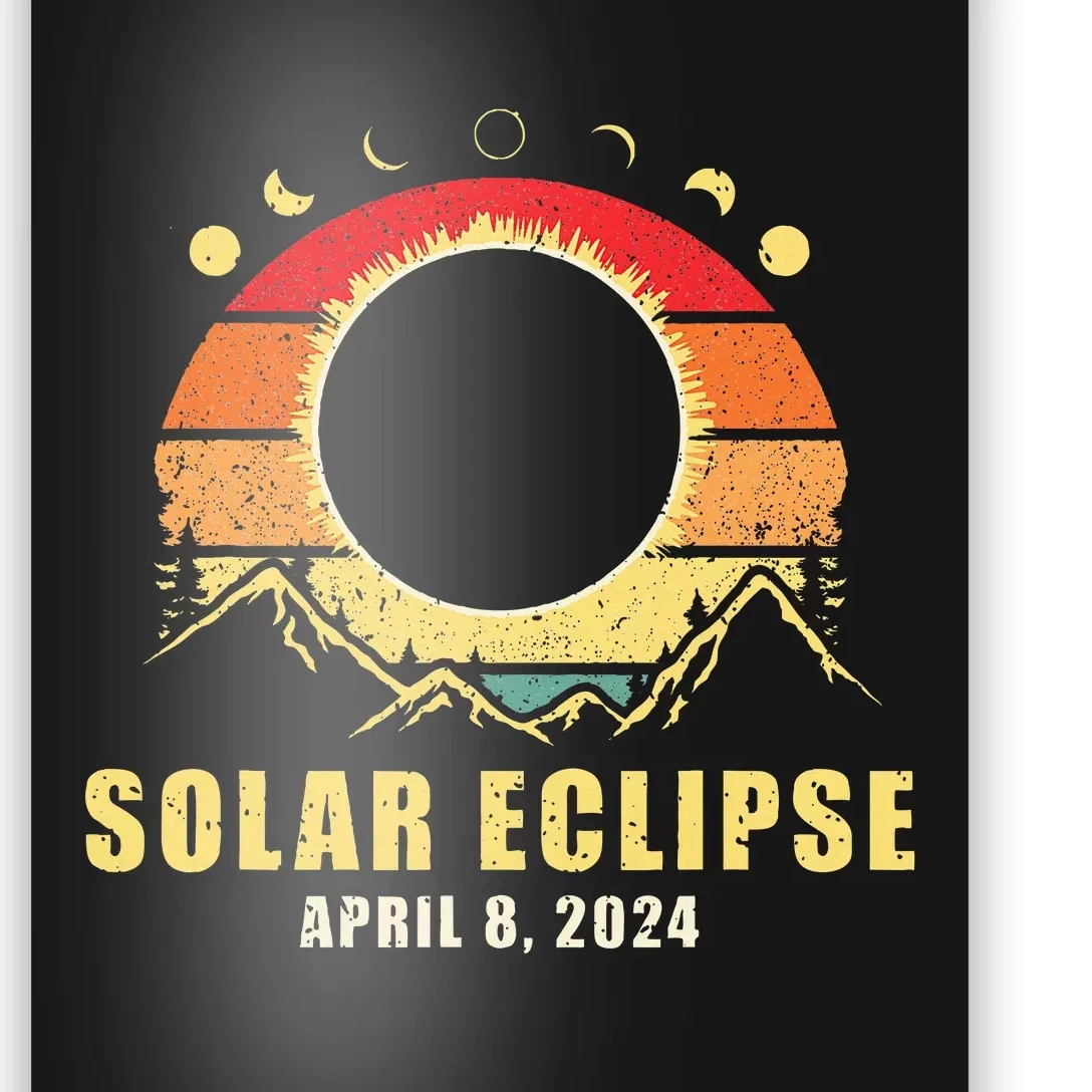 Solar Eclipse 2024 Total Solar Eclipse April 8 2024 Poster