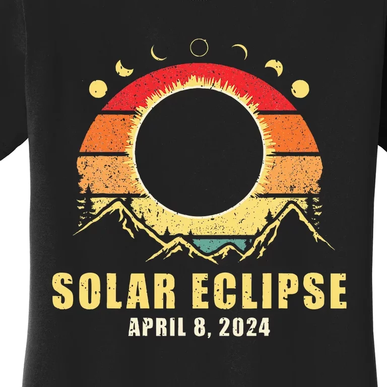 Solar Eclipse 2024 Total Solar Eclipse April 8 2024 Women's T-Shirt