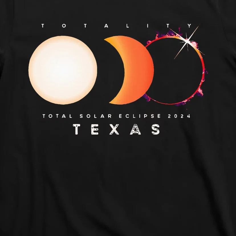 Solar Eclipse 2024 Texas Total Eclipse America Graphic T-Shirt