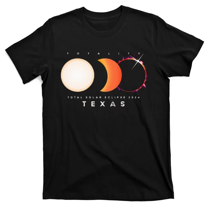 Solar Eclipse 2024 Texas Total Eclipse America Graphic T-Shirt