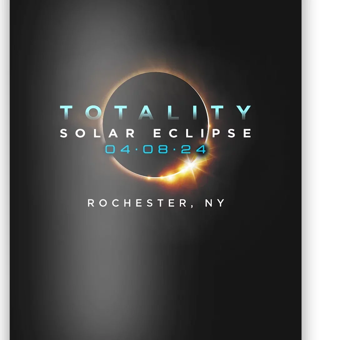 Solar Eclipse 2024 Rochester Ny Totality April 8 2024 Poster