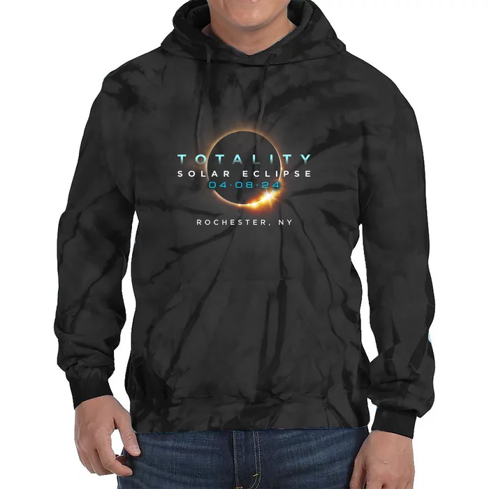 Solar Eclipse 2024 Rochester Ny Totality April 8 2024 Tie Dye Hoodie