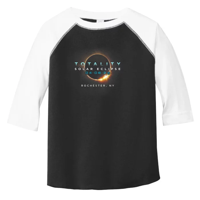 Solar Eclipse 2024 Rochester Ny Totality April 8 2024 Toddler Fine Jersey T-Shirt