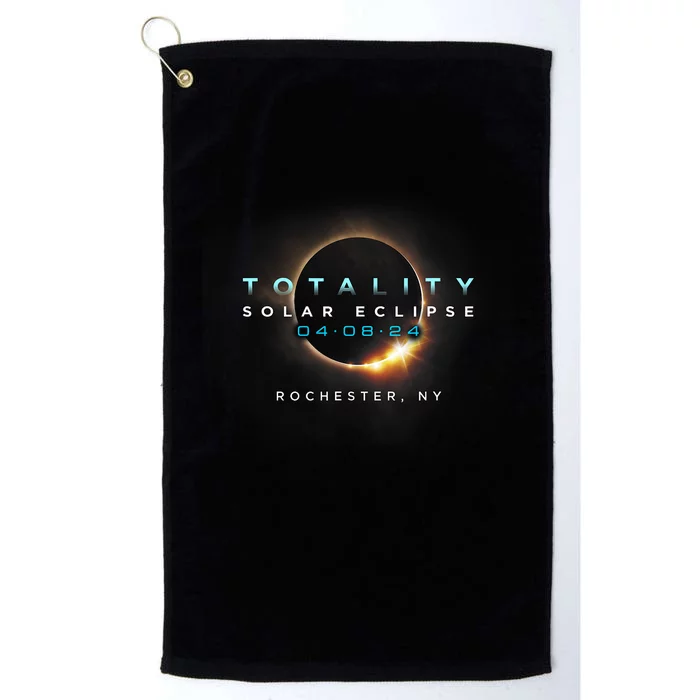 Solar Eclipse 2024 Rochester Ny Totality April 8 2024 Platinum Collection Golf Towel