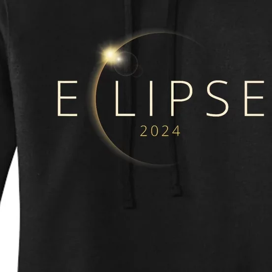 Solar Eclipse 2024 Total Solar Eclipse 4.08.24 Women's Pullover Hoodie