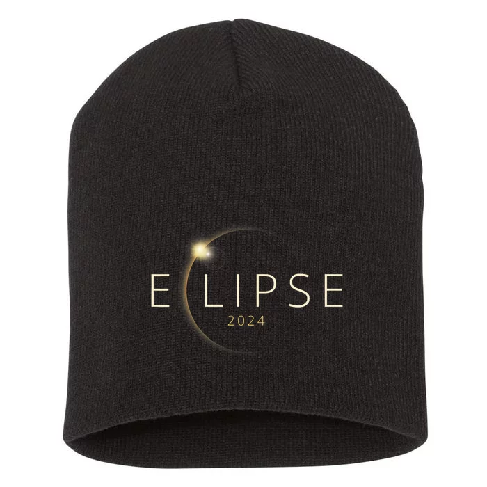 Solar Eclipse 2024 Total Solar Eclipse 4.08.24 Short Acrylic Beanie