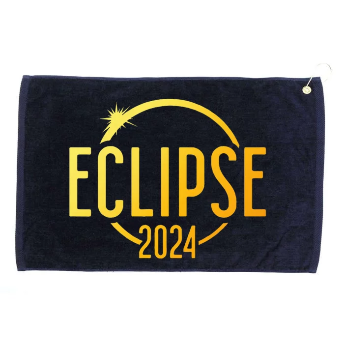 Solar Eclipse 2024 Total Solar Eclipse 4.08.24 Grommeted Golf Towel