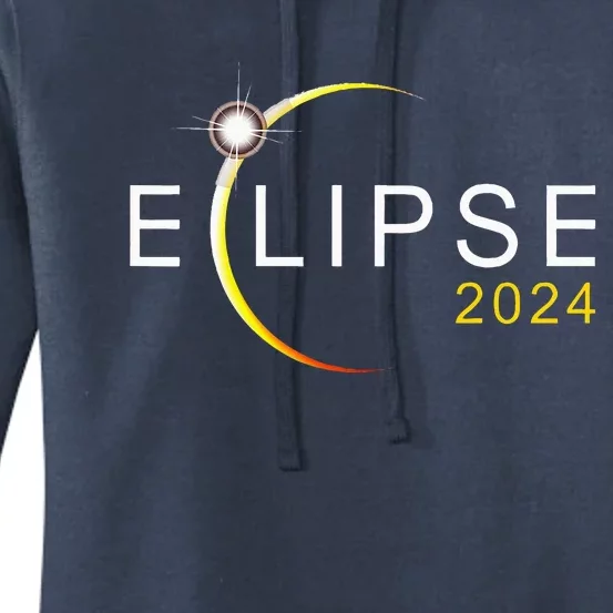 Solar Eclipse 2024 Total Solar Eclipse 4.08.24 Women's Pullover Hoodie