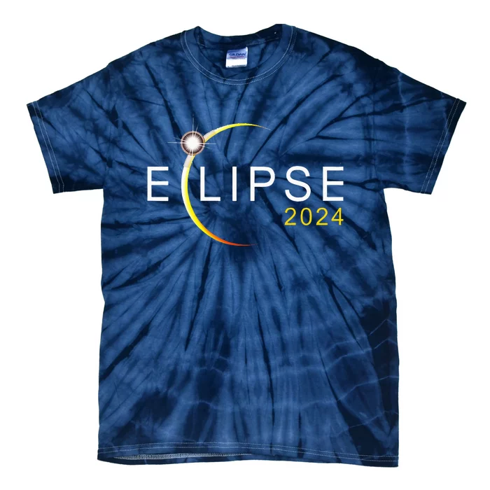 Solar Eclipse 2024 Total Solar Eclipse 4.08.24 Tie-Dye T-Shirt