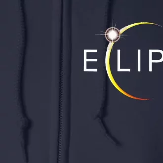 Solar Eclipse 2024 Total Solar Eclipse 4.08.24 Full Zip Hoodie