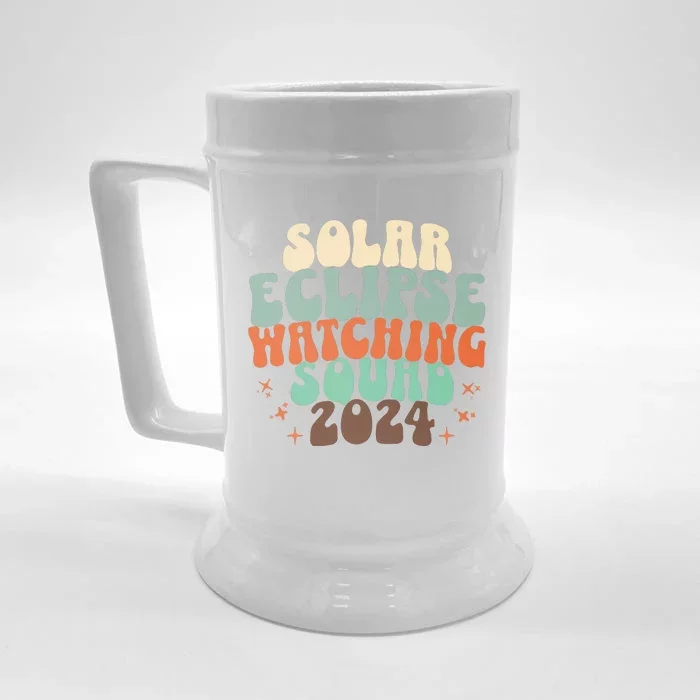 Solar Eclipse 2024 Front & Back Beer Stein