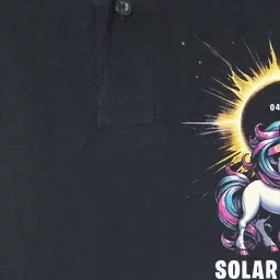 Solar Eclipse 2024 Total Eclipse April 8th 24 Unicorn Softstyle Adult Sport Polo