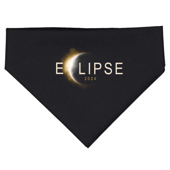 Solar Eclipse 2024 USA-Made Doggie Bandana