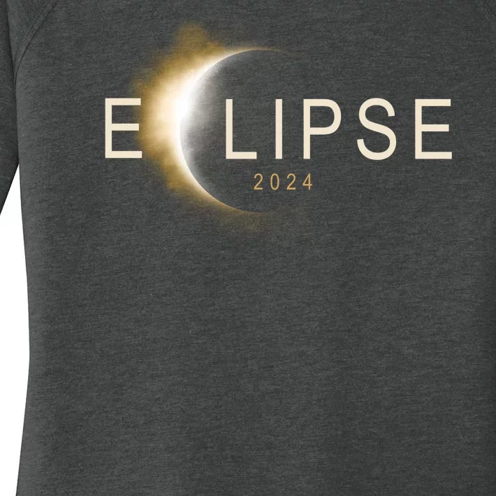 Solar Eclipse 2024 Women's Perfect Tri Tunic Long Sleeve Shirt