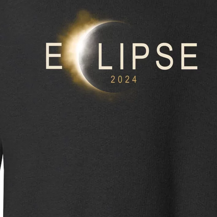 Solar Eclipse 2024 Toddler Sweatshirt