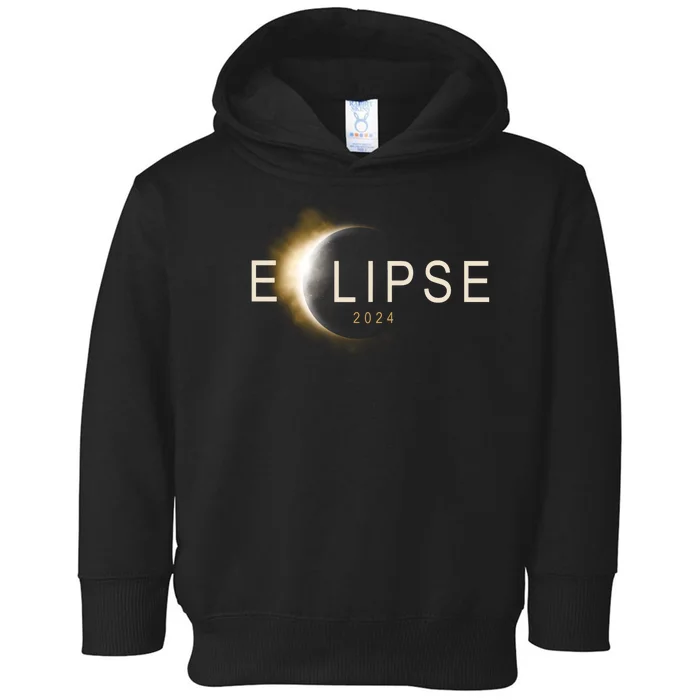 Solar Eclipse 2024 Toddler Hoodie