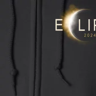 Solar Eclipse 2024 Full Zip Hoodie