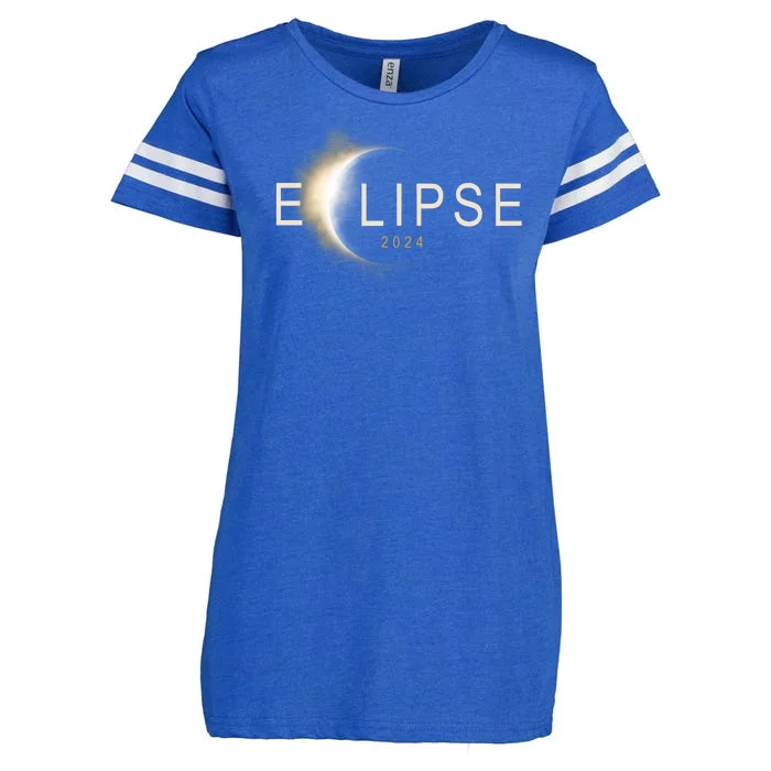 Solar Eclipse 2024 Enza Ladies Jersey Football T-Shirt