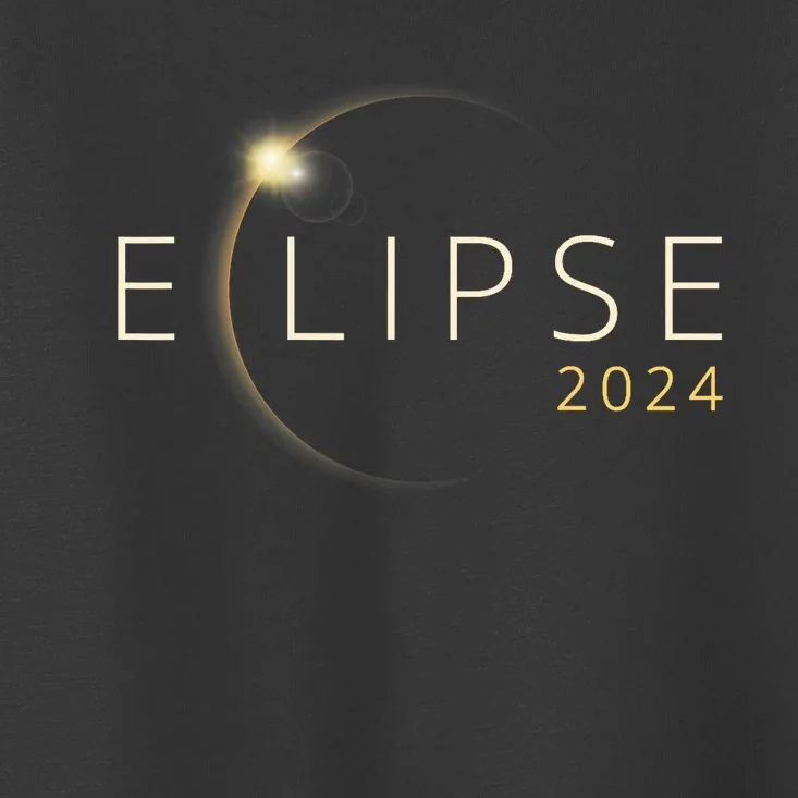 Solar Eclipse 2024 Total Solar Eclipse 4.08.24 Trending Design Eclipse Toddler T-Shirt