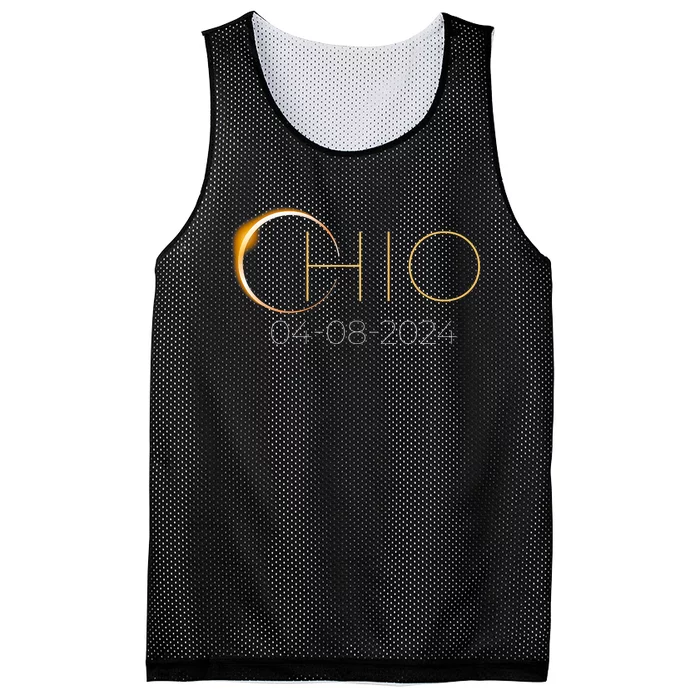 Solar Eclipse 2024 State Ohio Total Solar Eclipse Mesh Reversible Basketball Jersey Tank