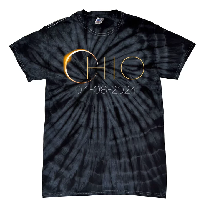 Solar Eclipse 2024 State Ohio Total Solar Eclipse Tie-Dye T-Shirt