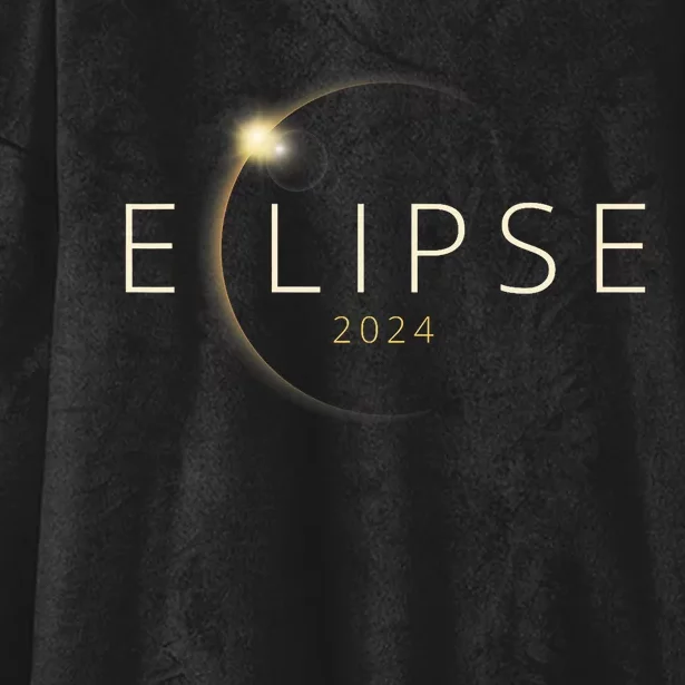 Solar Eclipse 2024 Total Solar Eclipse Hooded Wearable Blanket