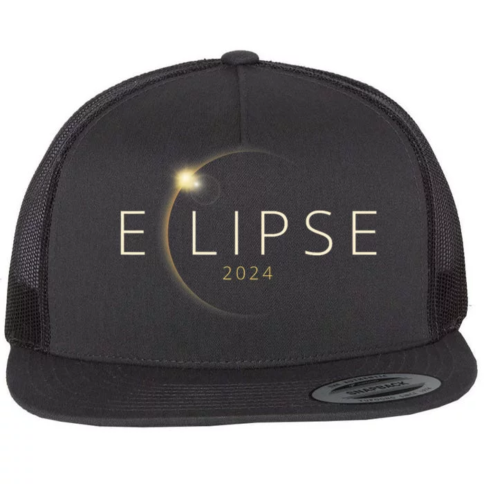 Solar Eclipse 2024 Total Solar Eclipse Flat Bill Trucker Hat