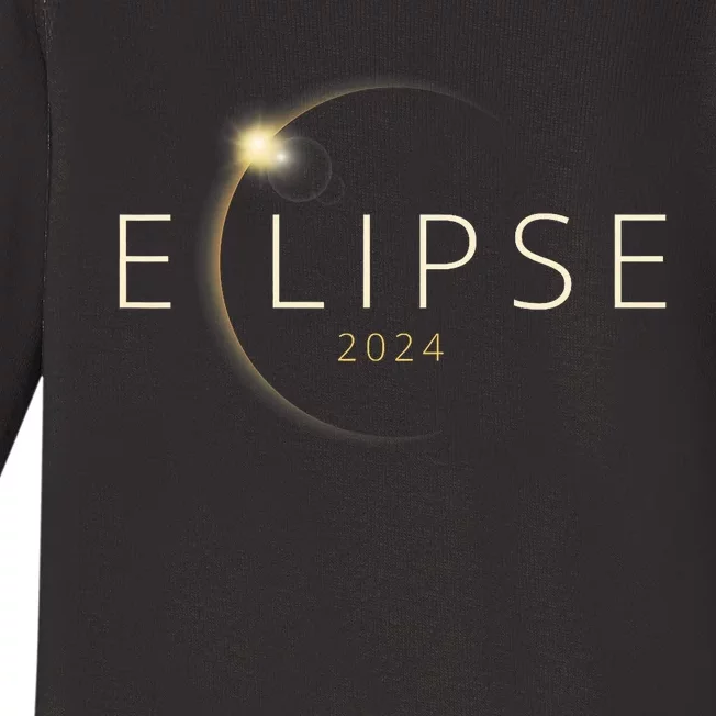 Solar Eclipse 2024 Total Solar Eclipse Baby Long Sleeve Bodysuit