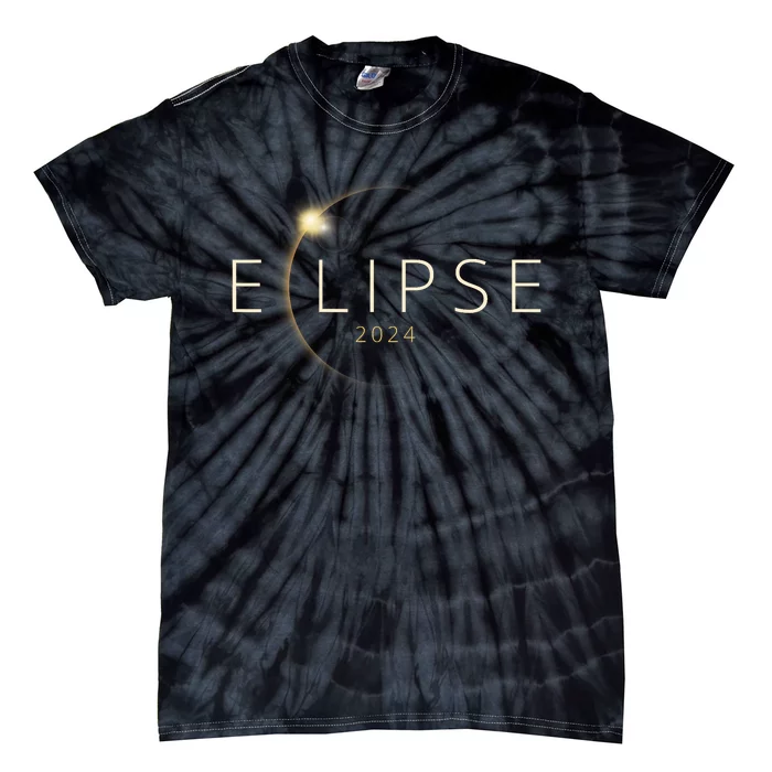 Solar Eclipse 2024 Total Solar Eclipse Tie-Dye T-Shirt