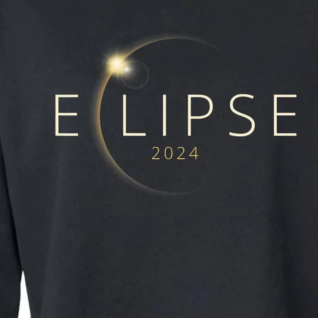 Solar Eclipse 2024 Total Solar Eclipse Cropped Pullover Crew