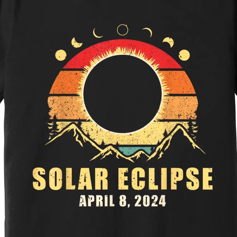 Solar Eclipse 2024 Total Solar Eclipse April 8 2024 Premium T-Shirt