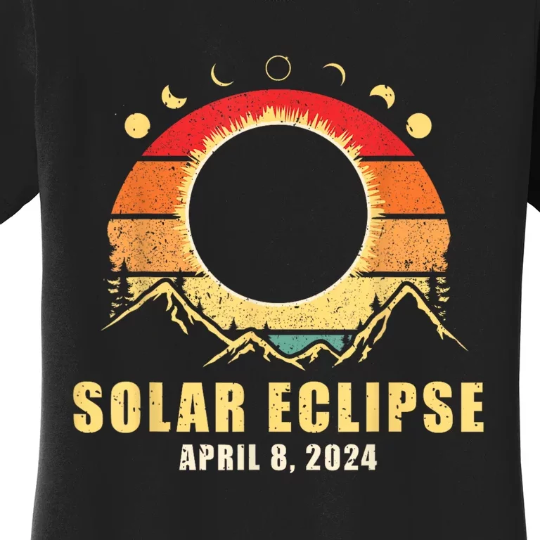 Solar Eclipse 2024 Total Solar Eclipse April 8 2024 Women's T-Shirt