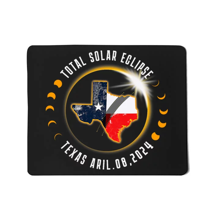 Solar Eclipse 2024 Total Solar Eclipse State Texas Mousepad