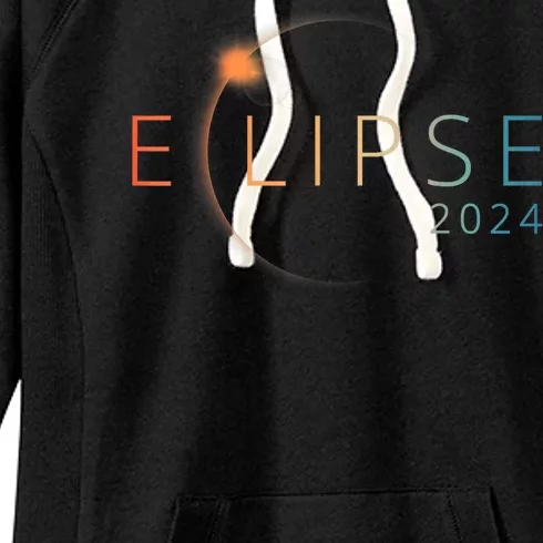 Solar Eclipse 2024 Total Solar Eclipse 4.08.24 Women's Fleece Hoodie