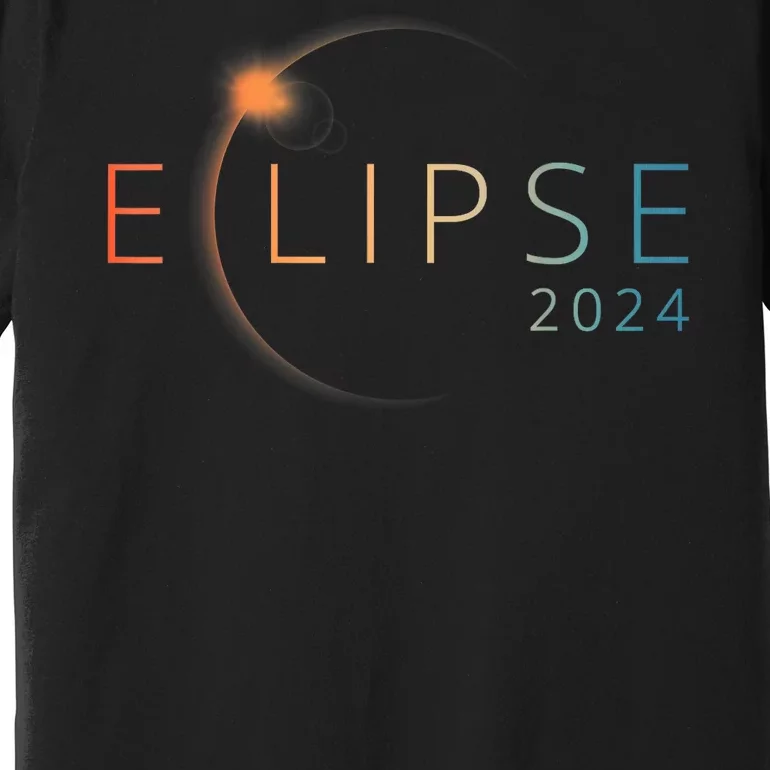 Solar Eclipse 2024 Total Solar Eclipse 4.08.24 Premium T-Shirt